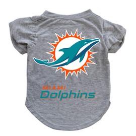 Little Earth 320171-DOLP-XS: Miami Dolphins Pet T-Shirt