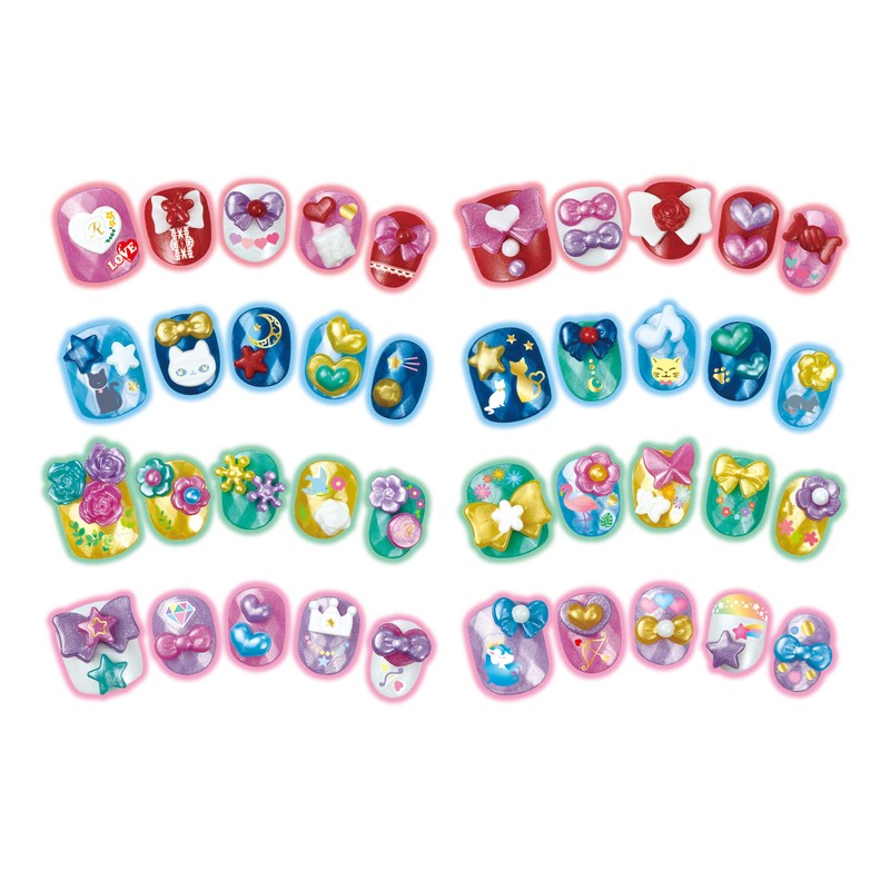 Aqua Nail Glitter Nail Tip Set AQ-N07