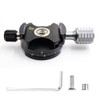 koolehaoda 360° Mini Panoramic Tripod Head Metal Clamp Compatible with
