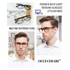 OCCI CHIARI Mens Blue Light Reading Glasses 1.75+ Lightweight Comfort