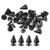 QUARKZMAN 100 Sets Punk Rivets Decorative Cones Tips Rivets 7