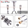 GUOYINDONG Roman Tub Faucet, Brushed Nickel 3 Hole Waterfall Bathtub