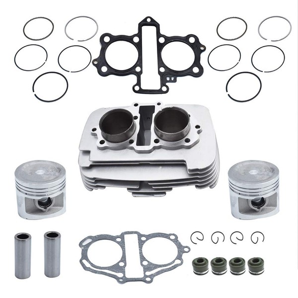 labwork Engine Cylinder Assembly Piston Gasket Replacement for Honda 250