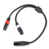 JORIND 5Pin XLR Male to Dual 3Pin XLR Female Cable