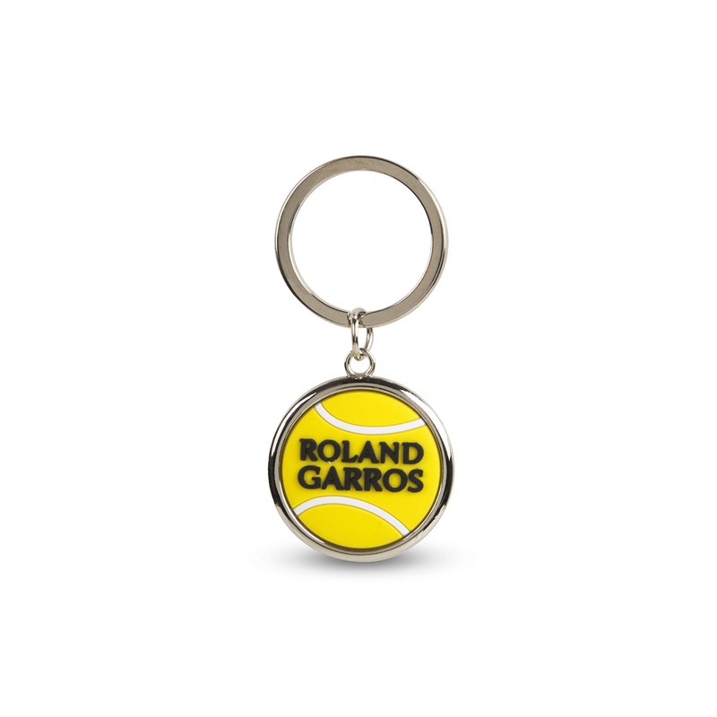 Roland Garros RPCU0120-JAU-TU Unisex Adult Keyring, Yellow, One Size