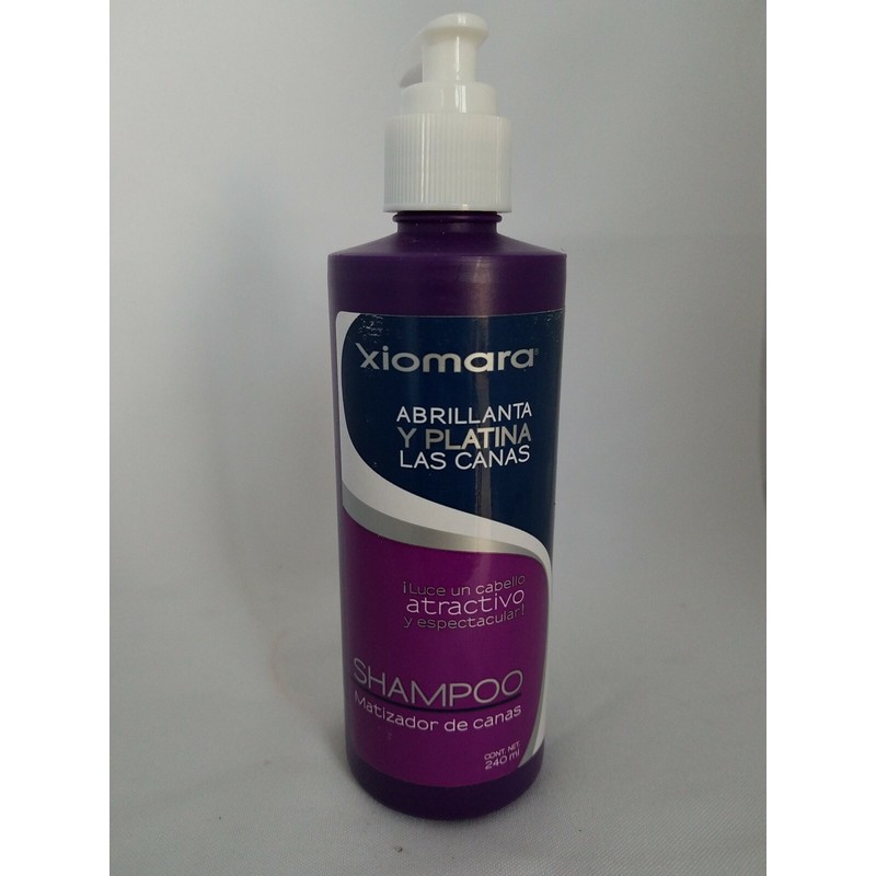 XIOMARA Abrillanta Y Platina Las Canas Shampoo Matizador de Canas