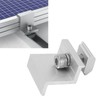 10Pcs Solar Panel Mount Z Bracket, Solar Panel Grounding Clamps