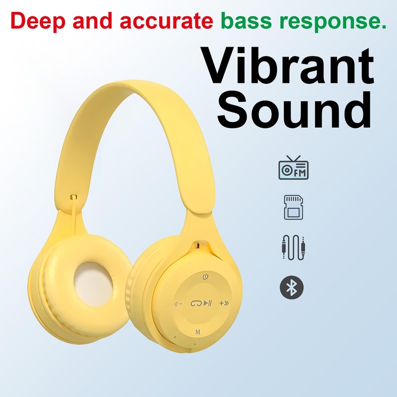 Upgraded Hybrid Noise Cancelling Bluetooth Headphones Over Ear Wireless Bluetooth