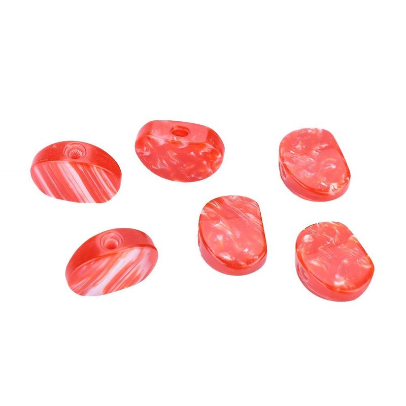 6 PCS Tuner Buttons Guitar Machine Head Semicircle Tuning Peg