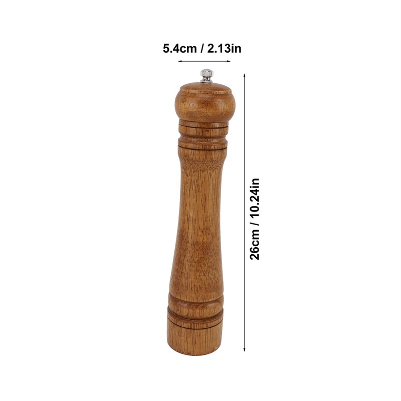 Manual Salt Pepper Grinders Wooden Salt Pepper Mill Shakers for