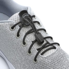 ALPHAPACE Pace Locks Elastic Shoelaces, No-Tie Laces, Slip-On Quick Release for Sports, Youth & Elderly, 120 cm, Various Colours