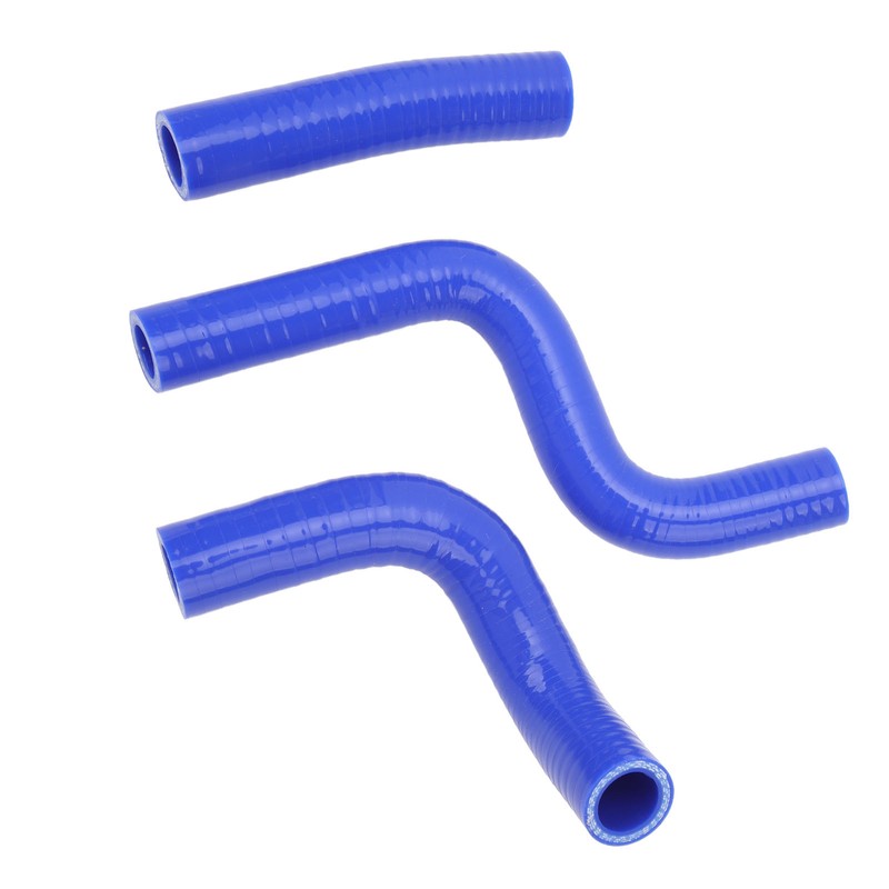 3PCS Silicone Radiator Coolant Hose Pipe Kit Stable Connection Leak
