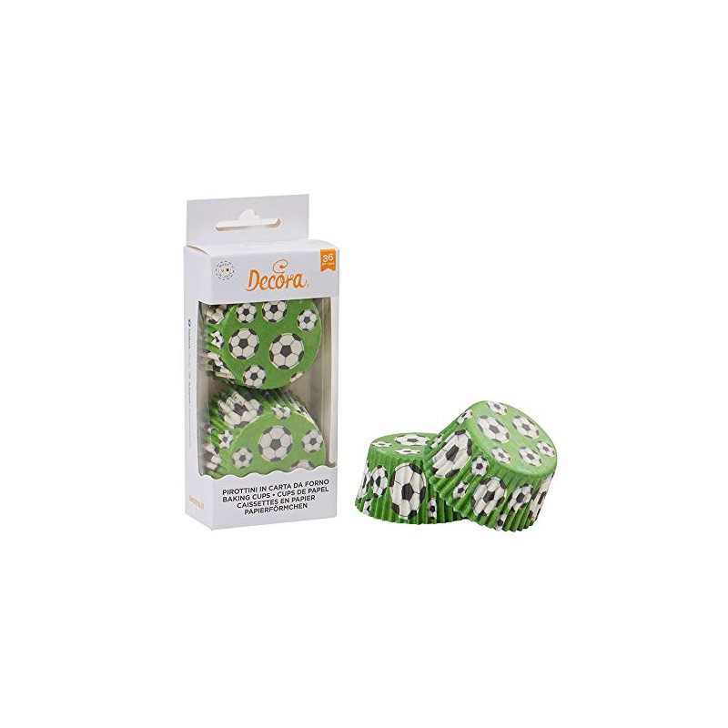 Decora 0339845 Paper Cups Football 50 x 32 mm Pack