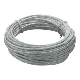 MECCANIXITY AWG 24 K-Type 2x0.3 Thermocouple Wire Braided Fiberglass Insulation Up to 480°C/896°F 33 Ft for Thermocouple Probe Temperature Sensor