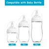 Silicone Nipple for Gulicola Natural Glass Bottle, Medium Flow Nipple