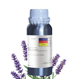 Lavender 40/42 Natural Blend Oil France – Premium Grade Pure Lavender Oil for Cosmetics, Perfumes, Room Sprays, Soap & Candle Making – 16 Fl Oz