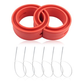 2PCS Front-Rear Coil Spring Spacer for 1.45''-1.65'' Spring Spacing,Heavy-Duty Coil Spring Booster Enhance Spring Rate,Universal Coil Spring Spacers Car Accessories for 2000-2500Lb Car