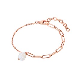 Valero Pearls Female Stainless steel Fresh Water Cultured Pearl(s) approx. 6,3 mm