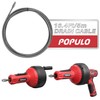 POPULO Repalcement Cable, 16.4Ft/5m Fits for PDAL-12/PMDA-5/PCDA-12 Drain Auger