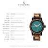 BOBO BIRD Mens Wooden Watch Analog Quartz with Week Display