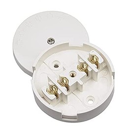 Merriway BH02794 Junction Box 5 Amp with 4 Terminal - White