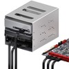 deleyCON 3 x 30 cm SATA 3 Cable Nylon Set