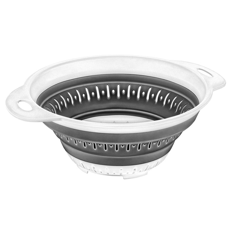 Collapsible Colanders (Strainers) for Fruit Vegetable Food Sizes 8" -