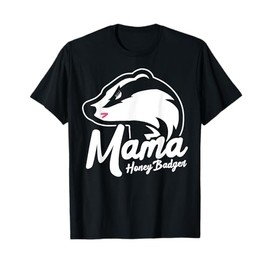 Mama Honey Badger Animal Pregnancy Announcement Mom Gifts T-Shirt