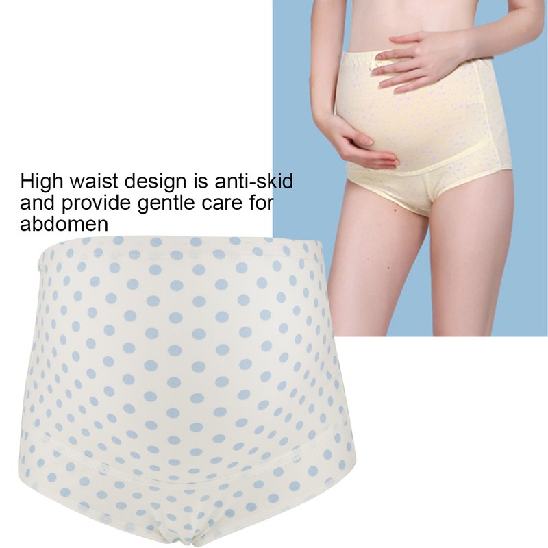 3PCS/Set Cotton Pregnant Women Underwear High Waist Breathable Maternity Panties(C