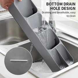 Kitchen Drawer Cutlery Organizer – Flatware Knife Spoon Fork Tray, Tableware Storage Organizer