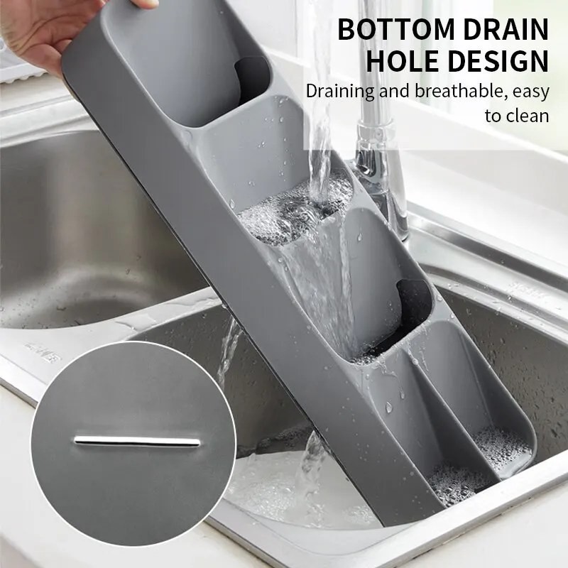 Kitchen Drawer Cutlery Organizer – Flatware Knife Spoon Fork Tray,