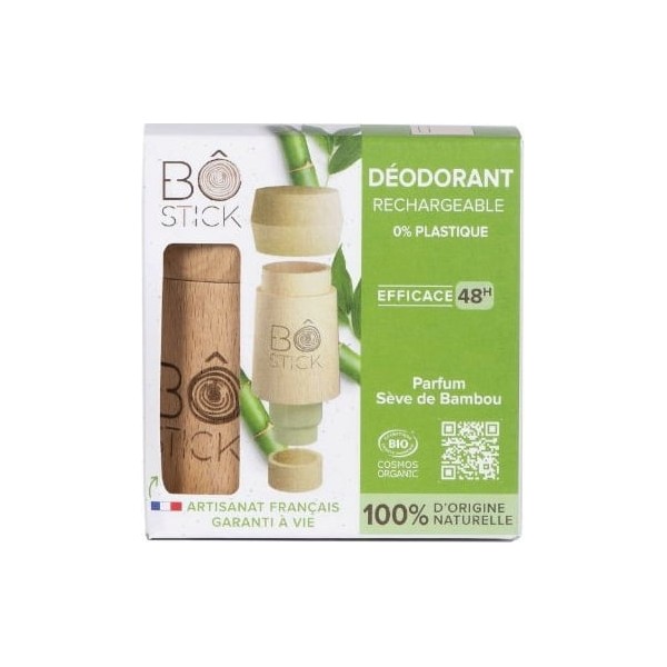 BÔ Stick Bamboo Juice Refillable Deodorant , 45 g
