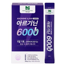 Miraculutin Arginine 6000, 280g, 1 piece / 미라클루틴 아르기닌 6000, 280g, 1개