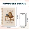 BearCake Funny Owl Notebook Journal for Office, Gifts for Owl