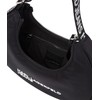 KARL LAGERFELD JEANS Women's Essential Nylon Moon Bag, black