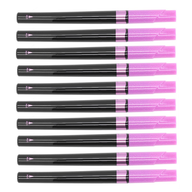10 Pcs Paint Markers Purple Metal Texture Waterproof Glass Marker