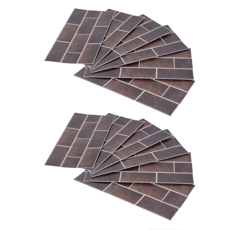 2 Sets Tile Sticker Retro Classic Self Adhesive Waterproof Sticker