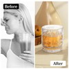 100 Pcs Scrunchie Drink Covers, Bulk Disposable Plastic Covers, Cups