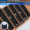 SMILOOL Outdoor Stair Treads Non-Slip Step Strips for Wooden Steps