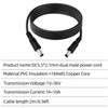 DC5.5x2.1mm 12V Male to Male Cable 18AWG Male to Male