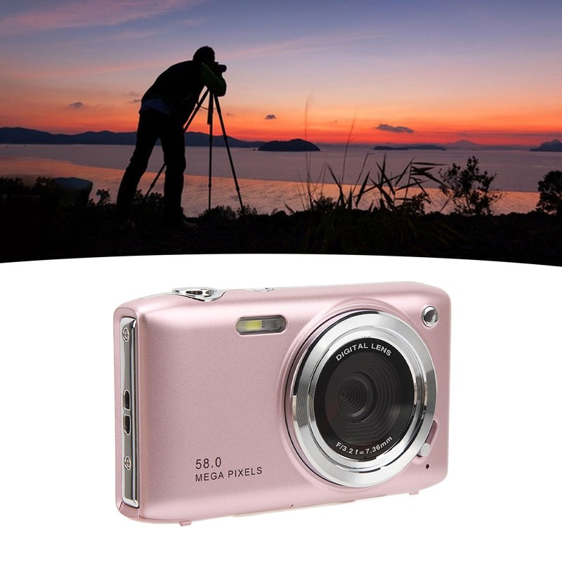 Digital Camera, 2.88 Inch Screen 58MP 4K HD Portable Camera,