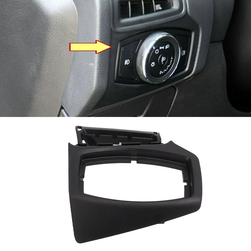 Headlight Control Switch Frame Trim ABS Plastic Protector Replacement for