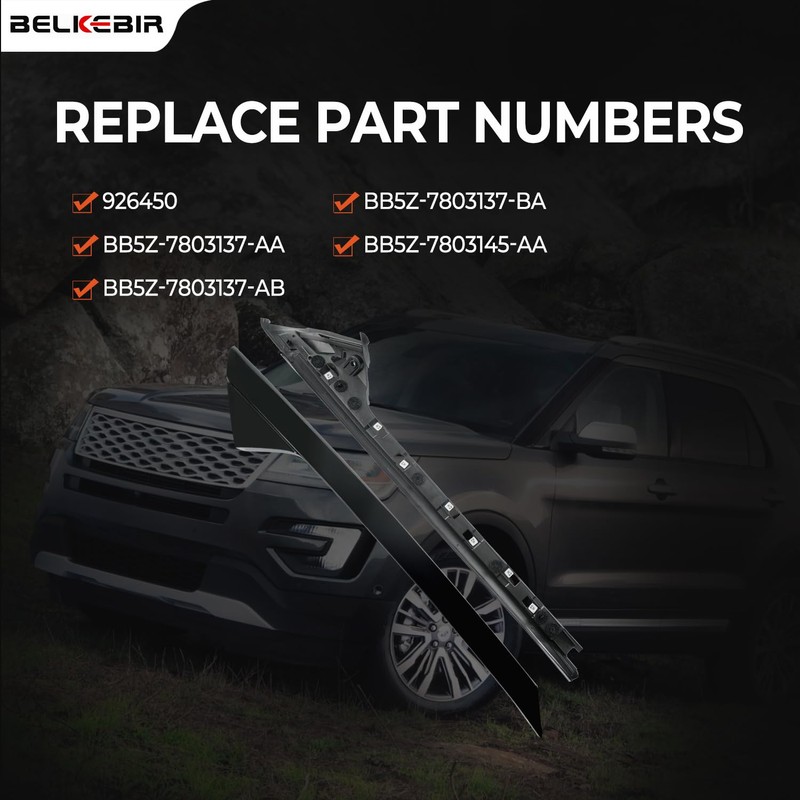 A-Pillar Molding Trim Kit Compatible with 2011-2019 Ford Explorer Left