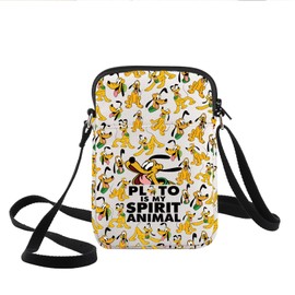KEYCHIN Dog Cartoon Crossbody Bag Enchanted Kingdom Movie Fans Gifts Dog Is My Spirit Animal Shoulder Bag Dog Movie Merch, Plu Spirit