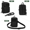HUNTVP Molle Pouch Tactical Pack Crossbody Messenger Bag Waist Bum