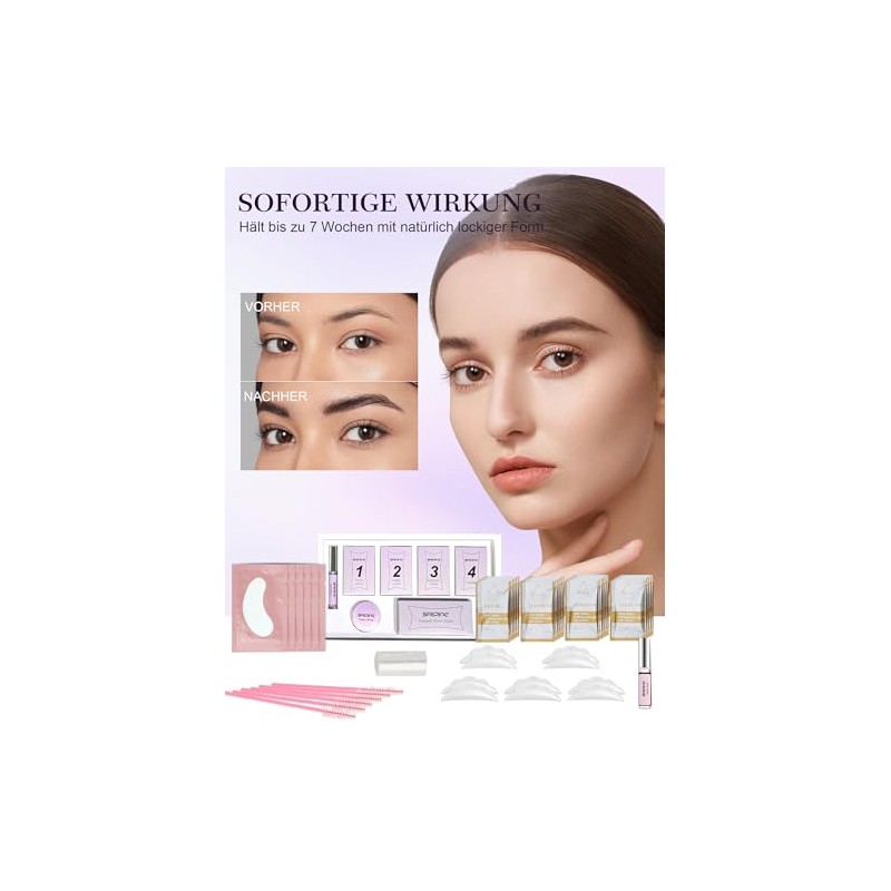 FloraForge Professional Lash Lifting Set - Long-Lasting Natural Curl
