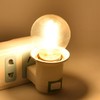6PCS G45 E27 LED Light Bulb Transparent Glass Bulb Vintage