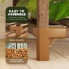 Bamworld 4 Sets of Package Plant Stands Indoor Combo Plant