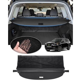 Automiim Cargo Cover for Nissan Rogue 2026 2025 2024 2023 2022 2021 Accessories, Rogue Trunk Cover with Extra Storage Net, Retractable Security Shield Shade Upgraded Version (Not for Rogue Sport)