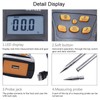 Grain Meter, Digital LCD Display Digital Handheld Humidity Analyzer Humidity